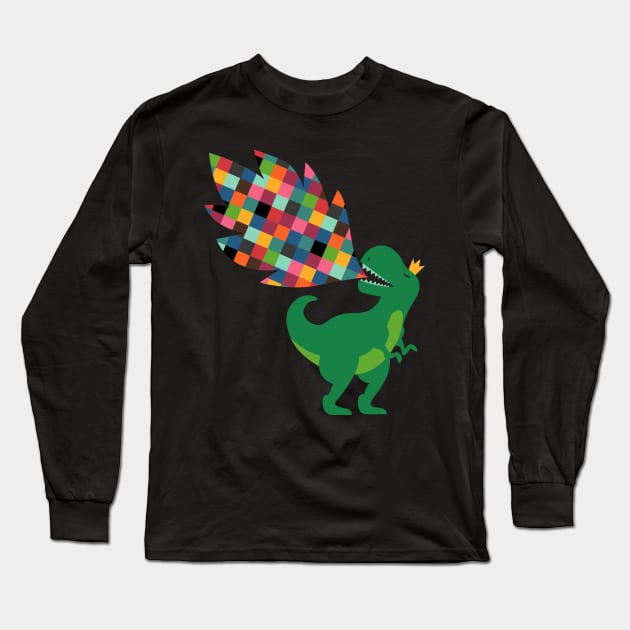 Rainbow Power Long Sleeve T-Shirt by AndyWestface